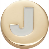 Gold Letter J