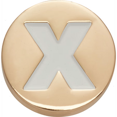 Gold Letter X