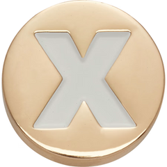 Gold Letter X