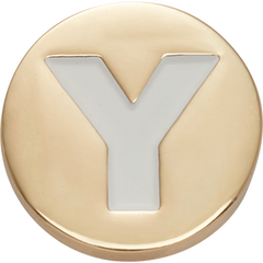 Gold Letter Y