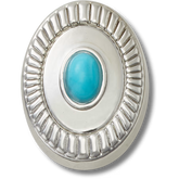 Silver Turquoise Emblem