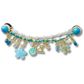 Blue Adjustable Charm Chain