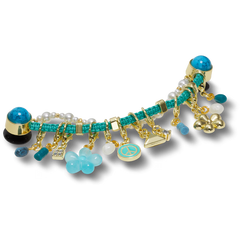 Blue Adjustable Charm Chain