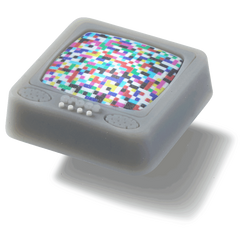 Lights Up Pixelated TV