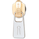 Gold and Silver Zipper