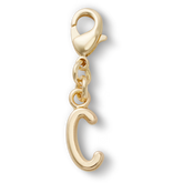 Gold Letter C Charm