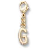 Gold Letter G Charm