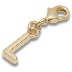 Gold Letter L Charm