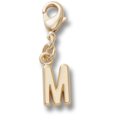 Gold Letter M Charm