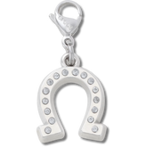 Lucky Silver Horseshoe Charm