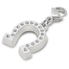 Lucky Silver Horseshoe Charm