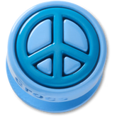 Blue Peace Sign Icon