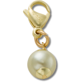 Gold and Green SMT Pearl Charm