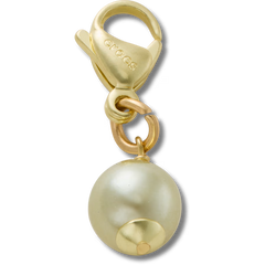 Gold and Green SMT Pearl Charm