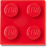 LEGO® Red Tile 2x2