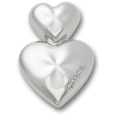 Silver Double Heart