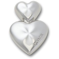 Silver Double Heart