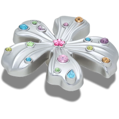 Silver Meta Gem Flower