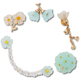 Blue Dainty Floral 5 Pack