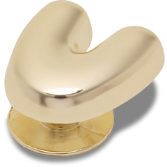 Gold Bubble Letter V
