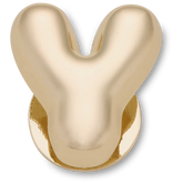 Gold Bubble Letter Y
