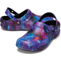 Bistro Graphic Slip Resistant Work Clog