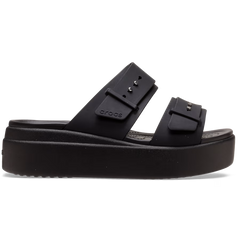 Brooklyn Buckle Low Wedge Sandal