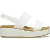 Brooklyn Low Wedge Matte Wrap Sandal