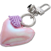 Double Heart Bag Charm