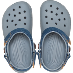 Kids' Classic Denim Adjustable Backstrap Clog