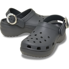 Classic Platform Dipped Buckle Clog