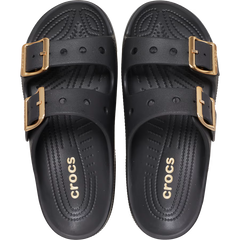 Women’s Metallic Buckle Saturday Sandal