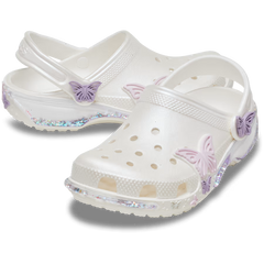 Kids' Classic Butterfly Sparkle Shaker Clog
