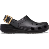 Classic Metallic Buckle Clog