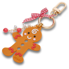 Gingerbread Man Bag Charm