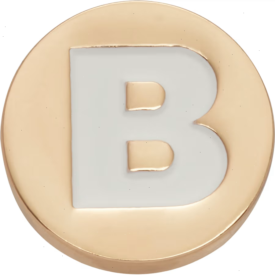 Gold Letter B