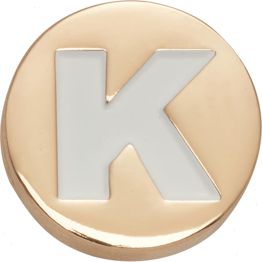 Gold Letter K
