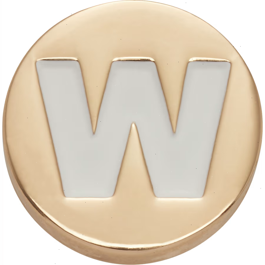 Gold Letter W
