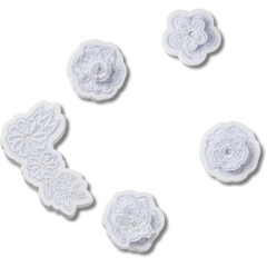 White Elegant Floral 5 Pack