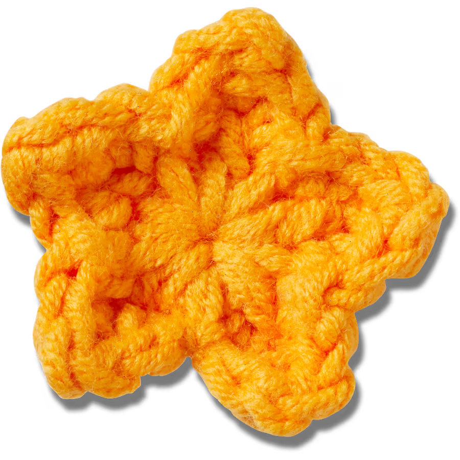 Crafted Crochet Orange Star
