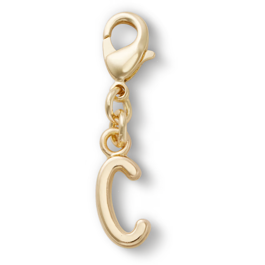 Gold Letter C Charm