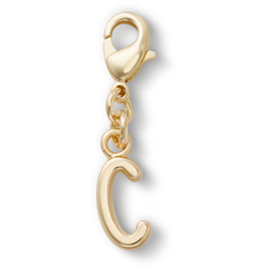 Gold Letter C Charm