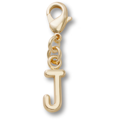 Gold Letter J Charm