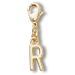 Gold Letter R Charm