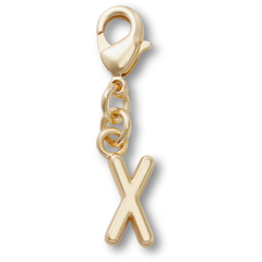 Gold Letter X Charm