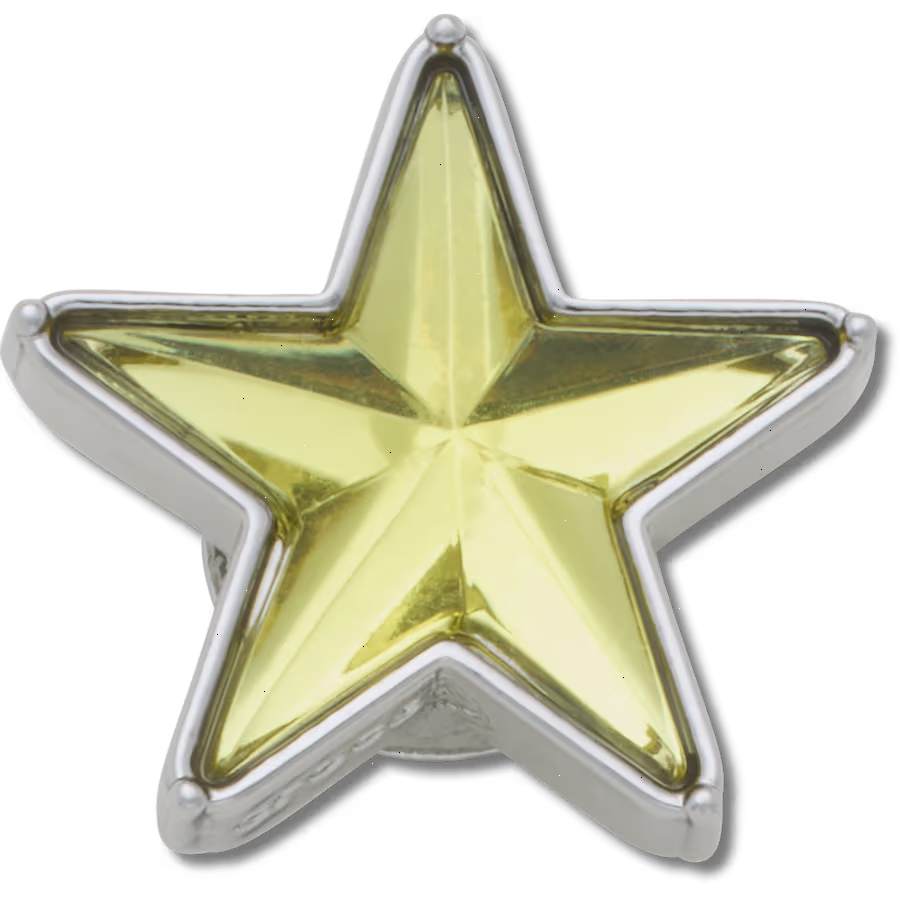 Silver and Green SMT Gem Star