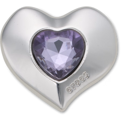 SilverandPurple SMT Gem Heart