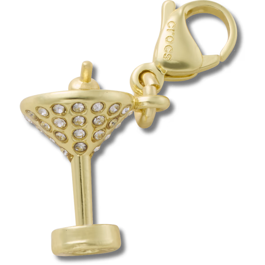 Gold Martini Charm