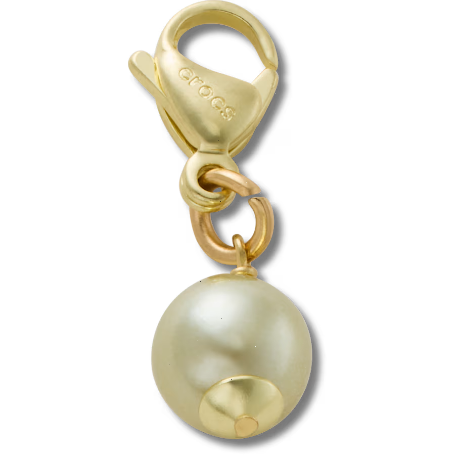 Gold and Green SMT Pearl Charm