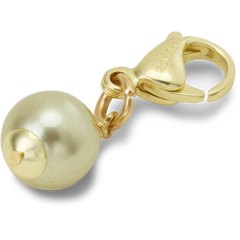 Gold and Green SMT Pearl Charm